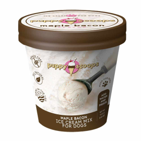 Puppy Cake Scoops Ice Cream Mix Maple Bacon Pint Large 4.65oz