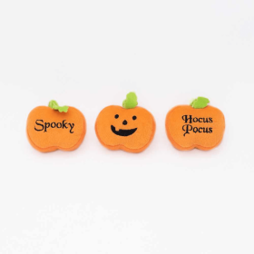 ZippyPaws Halloween Miniz 3Pack Pumpkins